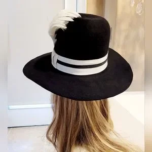 Paul Hats Works | Accessories | Hat Black Beaver Felt Hat  display picture 2